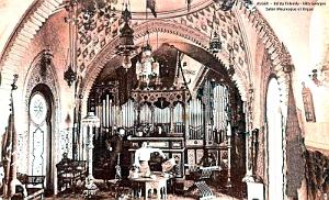 ALGER - BOULEVARD DU TELEMLY - VILLA GEORGES - SALON MAURESQUE ET ORGUE